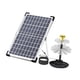 thumbnail image 5 of Bomba de fuente de agua con energía solar, kit de bomba de estanque de fuente, cascada de baño de pájaros de 9 V/10 W para acuario, jardín, patio, al, 5 of 8