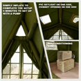 thumbnail image 2 of Large Inflatable Tent for 8-10 Person - 135 SQFT Inflatable Cabin Tents for Camping Instant Setup Blow up Tent 4 Season Waterproof Inflatable Tents with Stove Jack, 2 of 9