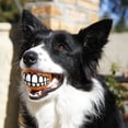 thumbnail image 3 of Pelota Sonrisa Chica Hueco Suave Juguete Perro KONG RZGR01, 3 of 3
