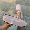 thumbnail image 5 of Hopeusnice Sandals for Women Mesh Summer And Fall Shoes Breathable Soft Closed-Toe Sandals Women's Sandals Non-Slip Flat Heel Trendy Buckle Round Toe Buckle Comfortable Walking Shoes Pink 41, 5 of 5