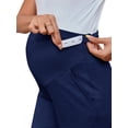 thumbnail image 4 of Solid Color Pregnancy Maternity Women Flared Wide Leg Casual Pants, 4 of 6