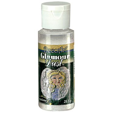 DecoArt Glamour Dust Aqua Glitter Paint – 2 Oz Bottle Of Sparkly Glitter Paint For Crafts