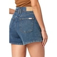 thumbnail image 4 of Levi Strauss Signature Women's Vintage A-Line Belt Shorts, Sizes 0-14, 4 of 6