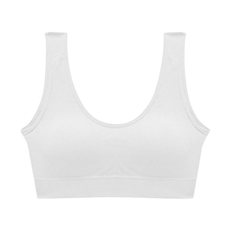 CAICJ98 Womens Lingerie High Impact Sports Bras for Women Plus Size  Racerback Workout Bra for Running Fitness White,XXL 