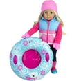 thumbnail image 5 of Sophia's Winter Clothing Accessory Set with Puffy Vest, Hat, Mittens and Snow Tube for 18" Dolls, 5 of 8