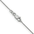 thumbnail image 3 of 10K White Gold Spiga Wheat Chain Styles Necklace .65 mm D/C 24 inch 0.65, 3 of 4