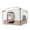 Khaki, variant on Camping Cube, compatible with pop-up canopy tents, converts a 10x10 straight-leg canopy into a camping inner tent. Fully ventilated roof (canopy and frame not included).