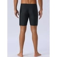 thumbnail image 3 of DARING DIVA Men's Regular Fit Sports Training Swimwear Trunks 28 Black Blue, 3 of 6