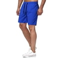 thumbnail image 3 of Nestiefly Men's Swim Trunks 5" Quick Dry Bathing Suit Workout Gym Shorts Sports Athletic Lightweight Short Pants with Pockets Blue M, 3 of 5