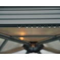 thumbnail image 6 of Palram - Canopia Roma 12' x 14' Polycarbonate/Aluminum Hexagon Gazebo - Gray/Bronze, 6 of 11