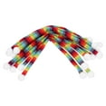 thumbnail image 4 of FONDOTIN 10Pcs Women Scarf Lint Rectangular Multi-colored Rainbow Stripy For Christmas Party Home Gathering, 4 of 8