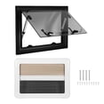 thumbnail image 2 of RV Push Out Window, Corrosion Resistant RV Exit Window Vent Hatch Aluminum Alloy Frame Blocks UV Rays with Sunshade Curtain for Mobile Homes, 2 of 7