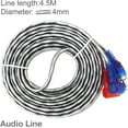 thumbnail image 3 of Car Audio Amplifier Wiring kit, 1 Set of 10GA Car Audio Wire Wiring Kit Car Speaker Woofer Cables Car Power Amplifier Audio Line Power Line for Car Modification, 3 of 5