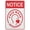 Warning Sign 1, variant on Notice Laundry Room Rules Reflective Aluminum Sign - 8"x12", Rust Free, Weather Resistant, Waterproof, Easy To Mount - Apartment, Dorm, Laundry Facility
