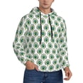 thumbnail image 2 of Pofeuu Peacock Feathers1 Print Mens Casual Hooded Collar Drawstring Hoodies Pullover Sweatshirts Casual Long Sleeve Shirts-X-Large, 2 of 7