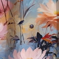 thumbnail image 3 of Designart "Monet'S Pink Reverie I" Floral Blackout Curtain Single Panel, 3 of 4