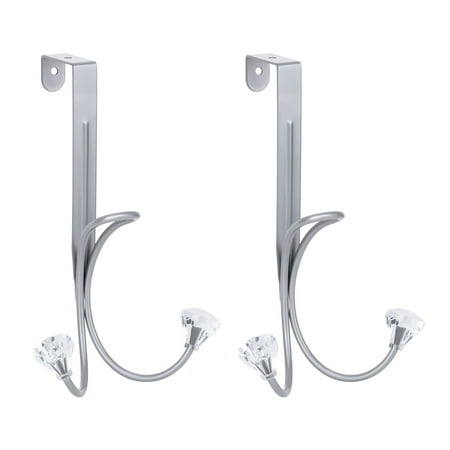 

KUNPENG 2Packs Over The Door Double Hanger Hooks Metal Twin Hooks De Decor