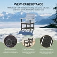 thumbnail image 6 of WestinTrends Ashore Outdoor HDPE Patio Classic Dining Arm Chair, Gray, 6 of 16