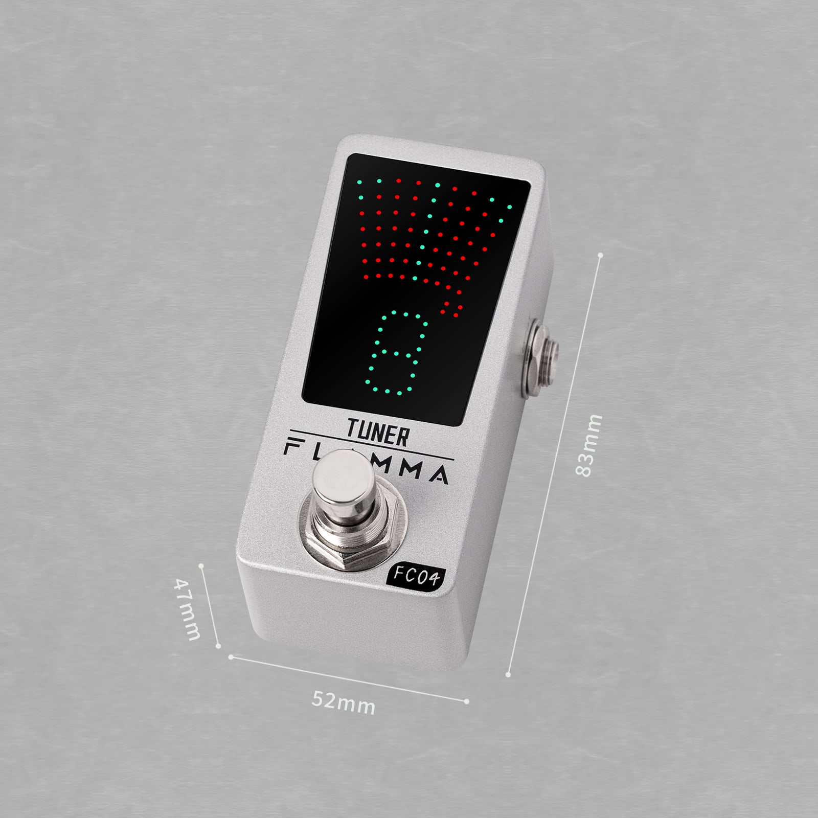 FLAMMA Tuner Pedal FC04 Chromatic Guitar Tuner Pedal, Tuning Pedal for High Precision 1 Cent with Pitch Indicator for Guitar and Bass, True Bypass…
