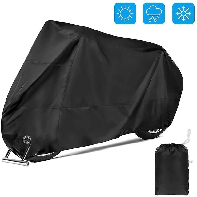 Funda de Bicicleta JINMJMXG impermeable Con Tiras Reflectantes color negro