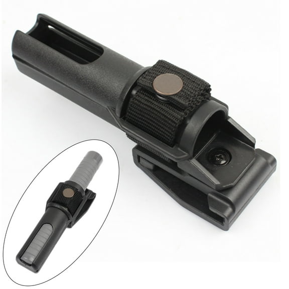 Expandable Baton Holster, 360 Degree Duty Belt Flashlight Holder Telescopic Baton Holder,Tactical Baton Pouch for 21"~ 26" Baton(Diameter 0.98"~ 1.14" )