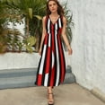 thumbnail image 3 of Black White And Red All Over! Sleeveless Dress Dresses Women Summer Evening Dresses Ladies Bohemia Long Dresses, 3 of 9