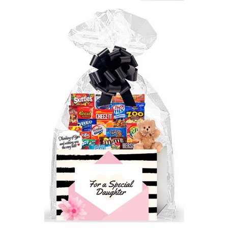 For A Special Daughter Thinking of You Cookies Candy & More Care Package Assortment Variety Gift Box Bundle Set