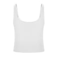 thumbnail image 7 of Trendy Queen Women's Tank Tops Double Lined Crop Sleeveless Going Out Camisole Women's Soft Stretch Tank Tops with Double Lined Construction White XXL, 7 of 7