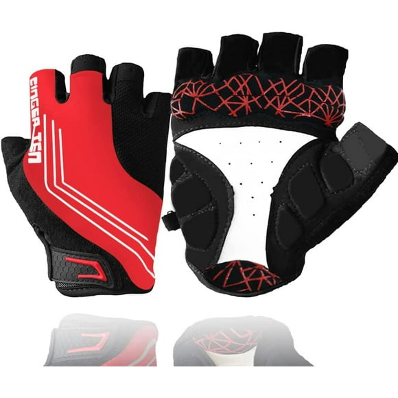 Cycling Gloves Mens Half Full Finger Gel Padded Anti-Slip Value Pair, Breathable Bike Gloves for Men Mountain Bicycle Winter Biking Road Riding Outdoor Indoor MTB Sport