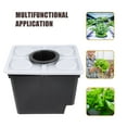 thumbnail image 4 of SHINYPASING 1ensemble Seau à Fruits pour Culture Sans Sol en Forme Ronde Noire pour Jardiniers, 4 of 5