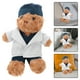 thumbnail image 2 of Muñeco de oso de peluche con disfraz de médico, oso suave, animal de peluche, estatua de oso médico de peluche, oso médico de peluche, decoración de muñeco de peluche, oso médico, 2 of 7