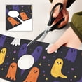 thumbnail image 6 of Yayeee Faucet Mat for Kitchen Sink 30" Diatomite Long Splash Guard Pad, Halloween Colorful Ghosts, 2 Pack, 6 of 7