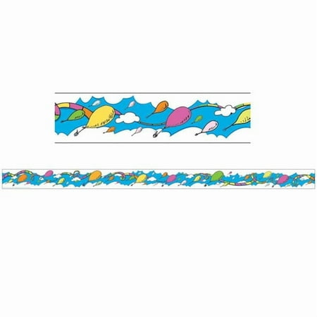 Dr Seuss Oh The Places Balloons Deco Trim - Pack of 6