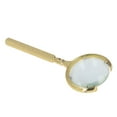 thumbnail image 1 of Handheld Magnifier, Magnifying Glass Scratch  Light Weight Metal Handle  Gift  For Map, 1 of 8