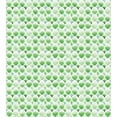 thumbnail image 3 of Quatrefoil Duvet Cover Set, Clovers Moroccan Design in Watercolor Style Art Luck Theme, Decorative 3 Piece Bedding Set with 2 Pillow Shams, Calking Size, White Green, by Ambesonne, 3 of 3