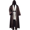 thumbnail image 1 of Disfraz de túnica para adulto, traje Jedi Skywalker, disfraz de Halloween, bata con capucha, conjunto uniforme completo, tres versiones, 1 of 5