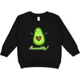 thumbnail image 2 of Inktastic Avocuddly Cute Avocado Toddler Sweatshirt, 2 of 4