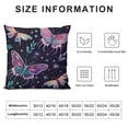 thumbnail image 5 of GOSMITH  Elegant Purple Butterfly Pillow Covers, Trimmed Pillow Cover Cushion Case for Bed Couch Sofa Farmhouse Decorative,, 5 of 5
