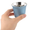 thumbnail image 2 of Tasse à Eau à Double Couche Tasse à Boisson en Acier Inoxydable Tasse à Espresso pour la Maison Accessoire de Boisson Extérieur, 2 of 4
