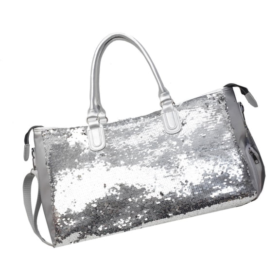 Large Capacity Shoulder Crossbody Bag Fitness Bag Sequins Travel Bag Luggage Bag Sport Bag Overnight Bag Hospital Bag