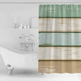 thumbnail image 2 of Shower Curtain Bathroom Set Farm Gradient Wood Board Waterproof Fabric Shower Curtains with Grommets&Hooks Country Wooden Privacy Bath Curtain for Bathtub 72x72in, 2 of 7