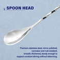 thumbnail image 2 of HWZWT Silver 12" Teardrop Bar Spoon Cocktail Muddle, 2 of 4