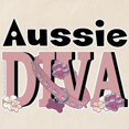 thumbnail image 2 of CafePress - Aussie DIVA Tote Bag - Unisex Canvas Tote Bag, Beige, 1-Piece, 2 of 6