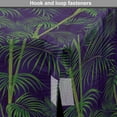 thumbnail image 4 of Hawaiian Dog Crate Cover, Abstract Exotic Tropical Pattern Palm Branches and Leaves Summer Design, Easy to Use Pet Kennel Cover for Dogs, 35" x 23" x 27", Quartz and Fern Green, by Ambesonne, 4 of 6