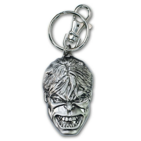 Pewter Tag - The Incredible Hulk Pewter Keychain, Pewter Key Chain By Marvel