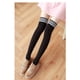thumbnail image 4 of Medias de mujer por encima de la rodilla primavera y otoño estilo universitario japonés estudiantes tres barras rayas medias altas y altas medias negras y blancas medias medias, 4 of 5