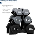 thumbnail image 2 of Rack para Mancuernas Bluelander Ideal para Gimnasio Casa o Oficina Capacidad de Peso 12 Kg, 2 of 5