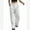 White, variant on IWEMEK Black Pants for Women Striped Loose Straight Leg Pants Semi Formal Office Long Trousers with Pockets Size M