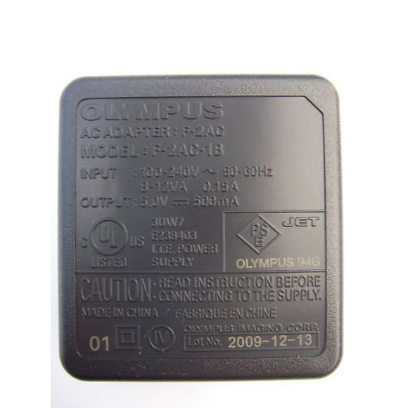 Olympus F-2AC Adaptateur Secteur + Câble USB pour TG-310, STYLUS-8010, FE-4020 et Plus