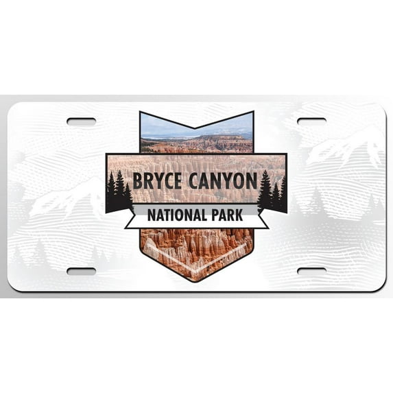 Bryce Canyon National Park License Plate Tag Vanity Novelty Metal | UV Printed Metal | 6-Inches By 12-Inches | Car Truck RV Trailer Wall Shop Man Cave | VLP583